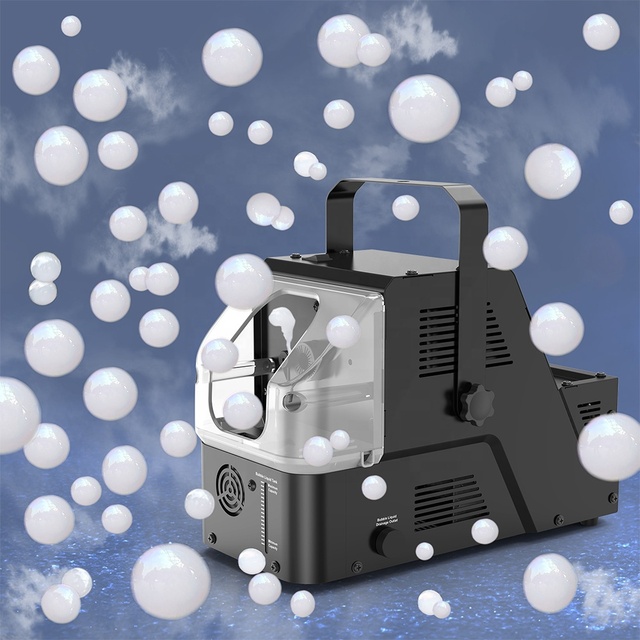 Smoke Bubble Machine with Metal Housing for Indoor Outdoor Birthday Wedding Halloween Party