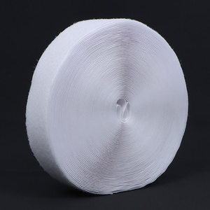 Ventes en gros de rubans auto-agrippants tissés non adhésifs pour machines à coudre, attaches pour vêtements, accessoires blancs, support OEM ODM - Product Image 3