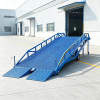 Niveleur de quai mobile robuste 8T 10T, rampe de chantier mobile, pont de chargement de conteneurs pour chariots élévateurs