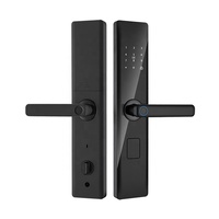 Cerradura Inteligente Automática Antirrobo con Huella Dactilar, Código, Tarjeta, Memoria, Almacenamiento en la Nube, Wi-Fi, Seguridad Grado C, Tuya