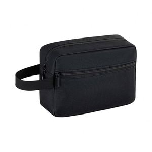 Lightweight Travel Cosmetic Organizer Women Men's Hanging Dopp <b>Kit</b> Shaving Compartment Black Small <b>Tool</b> <b>Bag</b> - Product Image 1