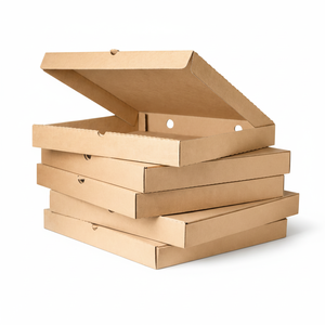 กล่องพิซซ่าสั่งทำขายส่ง |   กล่องพิซซ่ากระดาษลูกฟูกพิมพ์ลายสำหรับซื้อกลับบ้านและบรรจุภัณฑ์อาหาร - Product Image 1