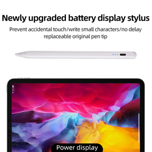 ปากกาสไตลัสสำหรับ iPad 2018-2025 แบบแอคทีฟคาปาซิทีฟ ชาร์จเร็ว 30 นาที ป้องกันการสัมผัสโดยฝ่ามือ รองรับการเอียง หัวปากกาเปลี่ยนได้ - Product Image 2