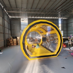 Gonfiabile a Forma di Globo di Neve, Decorazioni di Halloween, Cabina Fotografica, Tenda Trasparente in PVC Resistente per Tutte le Stagioni - Product Image 6