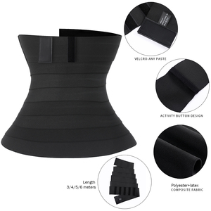 Cintura <span class=keywords><strong>per</strong></span> allenatore in vita all'ingrosso in fabbrica <span class=keywords><strong>per</strong></span> le donne strappare la <span class=keywords><strong>fascia</strong></span> in vita della fasciatura avvolgere la pancia perdere peso dimagrante cintura allenatore - Product Image 4