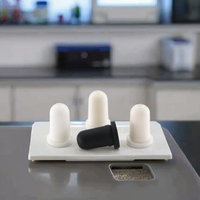 Tétine en caoutchouc silicone Nitrile Butadiène Ampoule en caoutchouc NBR pour compte-gouttes en verre