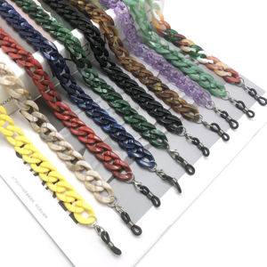 Porte-<span class=keywords><strong>lunettes</strong></span> au design <span class=keywords><strong>tendance</strong></span>, chaîne à <span class=keywords><strong>lunettes</strong></span> en acrylique <span class=keywords><strong>tendance</strong></span>, antidérapante, chaîne de collier multicolores pour <span class=keywords><strong>lunettes</strong></span> de soleil - Product Image 1