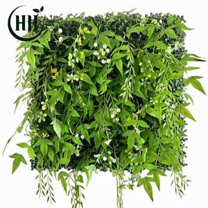 Murs verts mousse plantes d'intérieur déco fleur artificielle vente en gros faux fonds d'herbe pour événements - Product Image 1