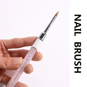 1PCS Gradient Kolinsky Acrylic Nail <b>Brush</b> Pure Nail <b>Brushes</b> For Acrylic Application Professional Pure Sable Nail Art <b>Brush</b> Set - Product Image 4