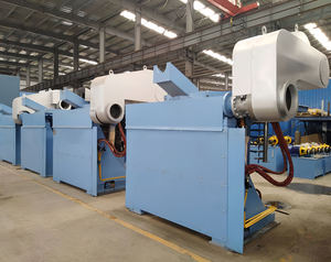 Corps en acier industriel 10 tonnes de capacité d'induction de fonte de fonte de moteur de four de rendement élevé inclinaison hydraulique électrique - Product Image 4
