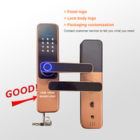 Cerradura Inteligente para Puerta con Huella Dactilar, Tuya Wifi, TTLock, Entrada sin Llave, Biométrica, Cerradura Electrónica para Hogar y Oficina