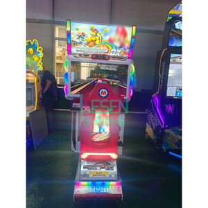 Máquina de Juego de Carreras de Autos <span class=keywords><strong>Mario</strong></span> <span class=keywords><strong>Kart</strong></span> 3D que Funciona con Monedas, Simulador de Carreras, Máquina de Videojuegos de Carreras para Niños - Product Image 5