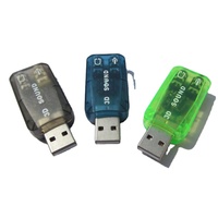 Amplificateurs USB 5.1 Carte son CM108 Carte son indépendante externe plug and play