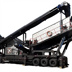 Ligne de production de pierre mobile d'usine du Henan à prix avantageux, contrôlée par PLC, installation de concassage de minerai pour la construction, capacité de 30 à 500 t/h, fonctionnement facile - Product Image 1