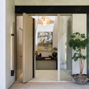 <span class=keywords><strong>Porte</strong></span> <span class=keywords><strong>d</strong></span>'<span class=keywords><strong>entrée</strong></span> de luxe Grandsea, antivol, en aluminium, <span class=keywords><strong>porte</strong></span> extérieure pivotante, portes blindées avec éclairage pour résidentiel - Product Image 3