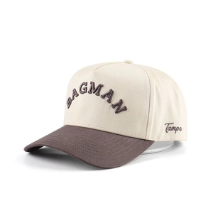 Gorra de Béisbol Deportiva de 5 Paneles, Personalizada, de Dos Tonos, con Bordado 3D, Impermeable, con Logotipo Bordado, Visera Curva de Algodón, Estilo Formal y Casual - Product Image 1