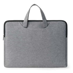 Laptop <b>Tote</b> <b>Bag</b> <b>Black</b> Polyester 15.6 Inch Handle Closure Waterproof Business Travel Case - Product Image 5