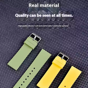 Cinturino classico per orologio intelligente in Silicone di lusso impermeabile 18/20/22/24mm per Apple per <span class=keywords><strong>Samsung</strong></span> per Galaxy Iwatch Ultra 2 - Product Image 5