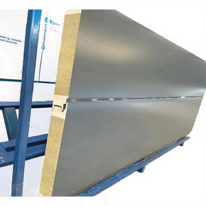 Panneaux sandwich modernes imperméables pour chambre froide, panneaux muraux extérieurs en brique, garage, maison, maisons préfabriquées, kits de construction métalliques, toiture - Product Image 3