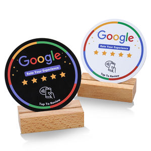 Pvc 68mm Nfc213 Google Review Nfc Tap Card Nfc Tarjeta Nfc Google Review Sticker - Product Image 1