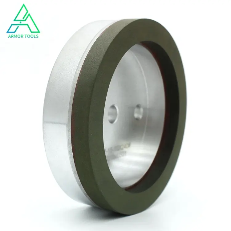 130mm Glass edging grinding wheel Grinding tool Chamfering polishing wheel Green resin grinding wheel for glass edging machine