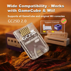 Adaptateur de <span class=keywords><strong>carte</strong></span> SD GC2SD Gen2 pour <span class=keywords><strong>GameCube</strong></span>/<span class=keywords><strong>Wii</strong></span>, adaptateur de <span class=keywords><strong>carte</strong></span> mémoire TF GC2SD 2.0, vitesse améliorée, prise en charge des dernières versions Swiss - Product Image 4