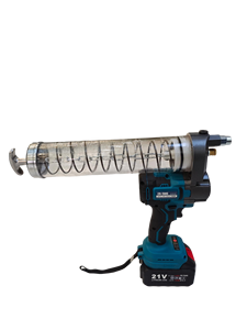 ปืนอัดจาระบีแบตเตอรี่ลิเธียม 21V มอเตอร์ไร้แปรงถ่านทองแดงแท้ กดอัดจาระบีอัตโนมัติด้วยปุ่มเดียว กระบอกเกลียวปิดผนึกป้องกันการรั่วไหลของน้ำมัน มีสินค้าในสต็อก - Product Image 4