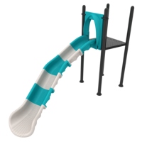 Aire de jeux extérieure pour enfants cabane dans les arbres toboggan clime gym play set