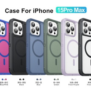 เคสแข็งแบบแม่เหล็กสำหรับ iPhone 16 Pro Max 16 Plus 15 Pro Max 14 1 12 11 ป้องกันการตกกระแทก - Product Image 6