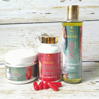 Marque privée Agrandir les fesses La maca noire améliore le jeu de courbes de butin dodu Lift Hip Crème à l'huile de maca Ingrédient naturel Ensemble de capsules