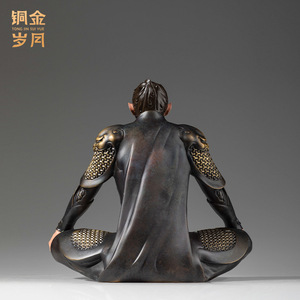 Adorno de Latón del Rey Mono de los Años del Cobre y del Oro, Objeto Decorativo para Mesa y Hogar - Product Image 5