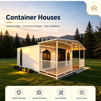 Nouvelle Maison Conteneur Rectangulaire Moderne Tiny Homes NewGen 20FT – Appartement Étanche au Design Contemporain avec Cadre en Acier Respirant