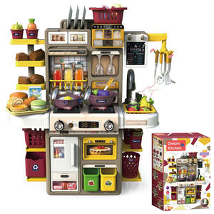 Jouets éducatifs de <span class=keywords><strong>cuisine</strong></span> pour filles, ustensiles de <span class=keywords><strong>cuisine</strong></span> de simulation, nourriture de simulation, jeux de rôle, jouets de <span class=keywords><strong>cuisine</strong></span> pour garçons et filles - Product Image 1