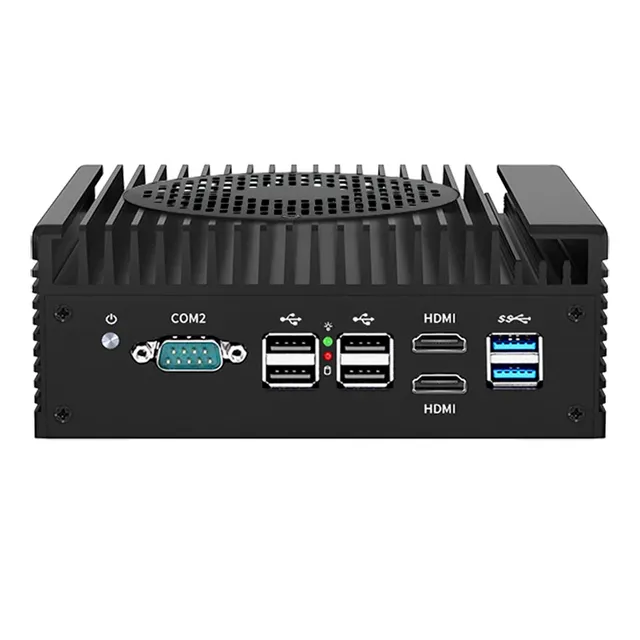 12th Gen Intel Fan Firewall Mini PC i3 N305 N100 2.5G Soft Router 4x i226-V LAN DDR5 2*COM Industrial Computer pfSense ESXi