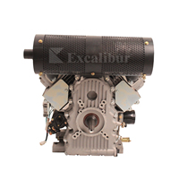 Moteur diesel 22 CV, moteur de bateau CE, démarreur électrique, Lifan 2 cylindres, double piston, moteur diesel chinois