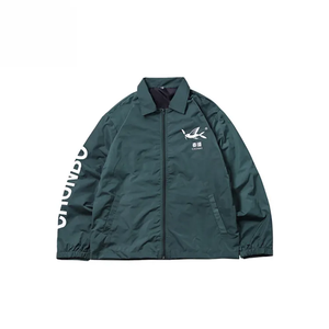 Thấp moq tùy chỉnh Áo khoác mùa đông bán buôn người đàn ông Nylon huấn luyện viên Jacke - Product Image 1