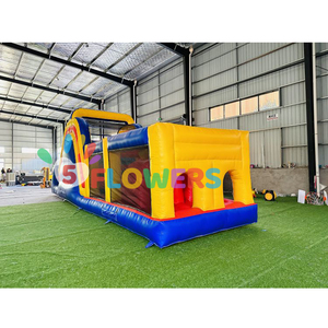 Su misura per adulti sport gioco interattivo gonfiabile casa di rimbalzo gioco evento del partito gonfiabile corsa ad ostacoli per i bambini - Product Image 2