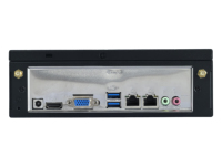 Mini PC avec carte graphique Mini ordinateur de bureau sans ventilateur Max 8 Go de RAM | Évents de dissipation de la chaleur | PC à petit facteur de forme