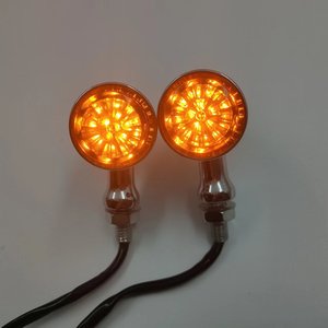 Luz Intermitente para Motocicleta, Intermitentes de Metal de Aleación de Aluminio para Motocicleta, Intermitentes LED de Metal Tipo Bala - Product Image 3