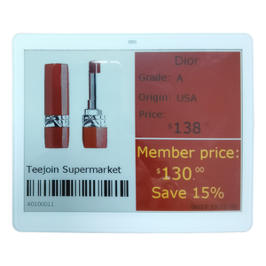 5,79, оптовая продажа, электронная бумага 5,8 дюймов, цифровая цена, Esl Eas, Четырехцветная электронная этикетка для продуктов - Product Image 1