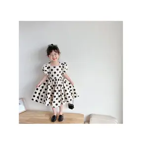 Little Princess Spring Summer Dresses Baby Girl Party Lace Dresses Children Frocks Designs