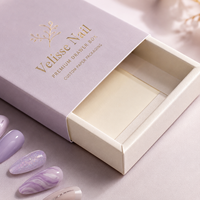 Boîte à tiroir haut de gamme en carton rigide avec gaufrage, pelliculage mat et doublure en mousse pour présentoir professionnel