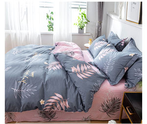 Parure de lit en tissu 100% coton, ensemble de literie bon marché pour filles, housse de couette personnalisée, vente en gros - Product Image 3