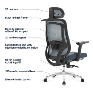 Silla de Oficina Ergonómica NOEL, Sillas de Oficina de Malla, Silla Completa con Certificación Biffma, OEM, Moderna, para Muebles de Oficina - Product Image 6