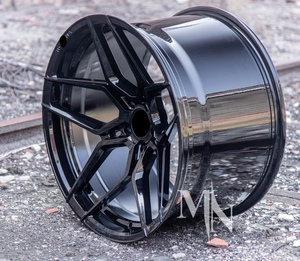 Maining RFX11ปลอมแปลงล้อสีดำสีบรอนซ์ผ้าซาตินสีบรอนซ์5ล้อล้ออัลลอย18 24นิ้วแบบกำหนดเองสำหรับฟอร์ดสำหรับมัสแตง GT350 <span class=keywords><strong>GT500</strong></span> S550ใหม่ - Product Image 5