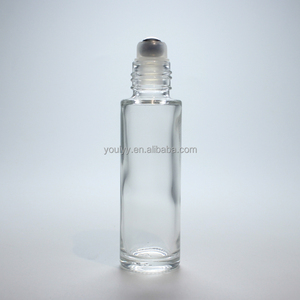 5ml10ml 15ml 20ml Rollo de aceite esencial cosmético transparente redondo o cuadrado en vial de botella de vidrio - Product Image 3