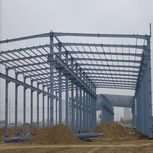 Structure en acier pour entrepôt, charpente légère, bâtiment <span class=keywords><strong>m</strong></span>étallique, maison en <span class=keywords><strong>m</strong></span>étal, soudage, pliage, découpe, acier S355 - Product Image 4