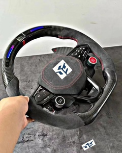 Volante Deportivo LED de Fibra de Carbono Forjado Personalizado para Volkswagen ID7 <span class=keywords><strong>ID3</strong></span> VW MK8 Touareg Golf GTI R, Accesorios Interiores para Automóviles - Product Image 5