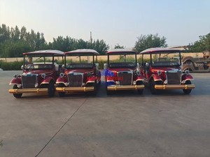 รถยนต์ไฟฟ้า 8 ที่นั่ง สไตล์วินเทจ รถบัสชมวิวความเร็วต่ำ รถวินเทจรุ่นใหม่สำหรับขาย - Product Image 6