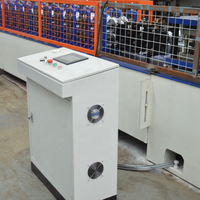 Machine de formage à froid pour panneaux de porte de garage industrielle en acier galvanisé perforé de 0,7 à 1,2 mm, à double pliage